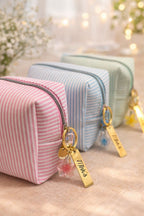 Mink’s - Pastel Stripe Cosmetic Pouch