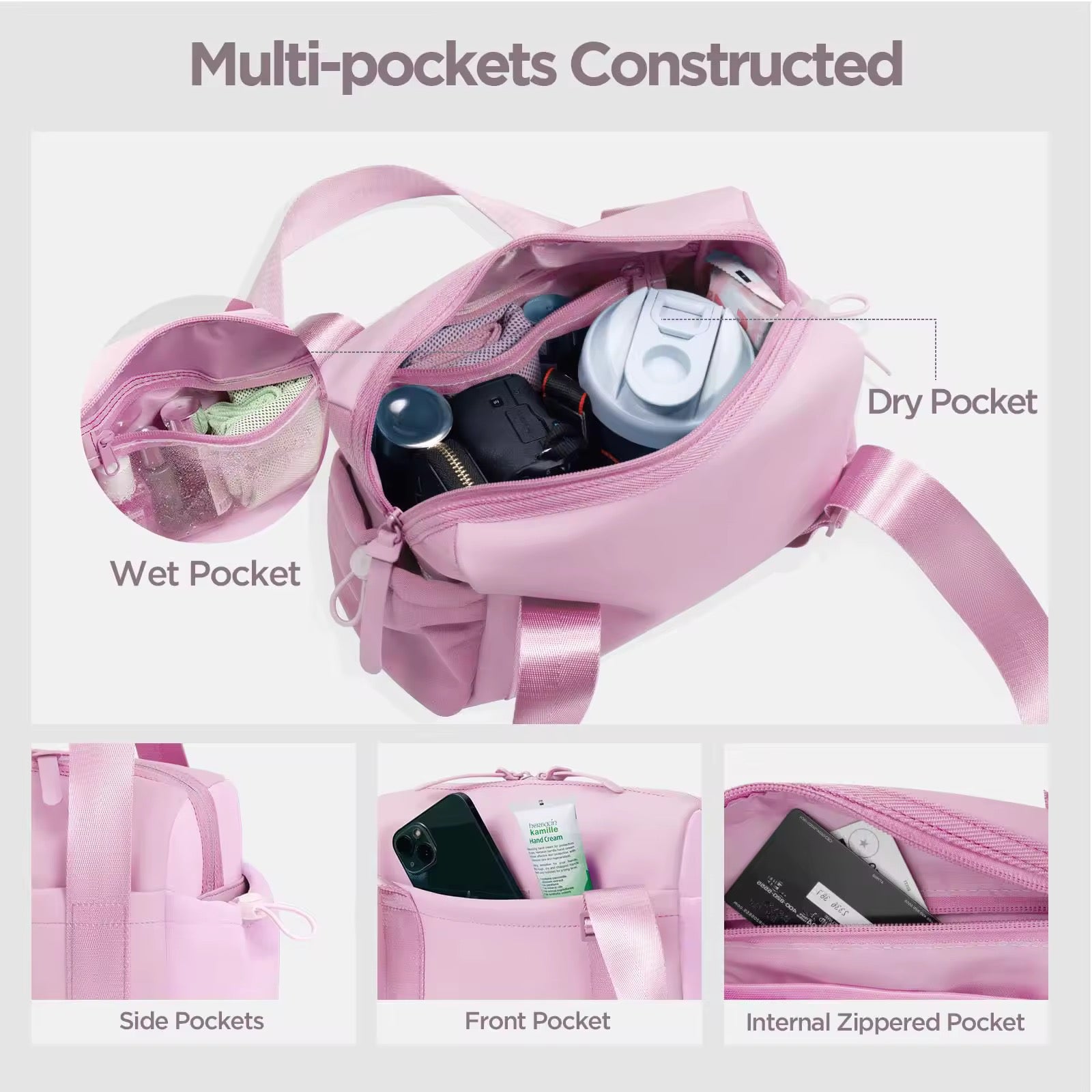 Mink’s Go-To Sports Bag – Stylish Gym & Travel Bag