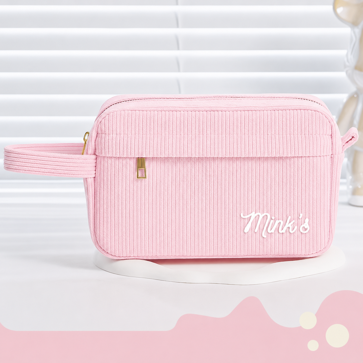 Mink’s Corduroy Essentials Pouch