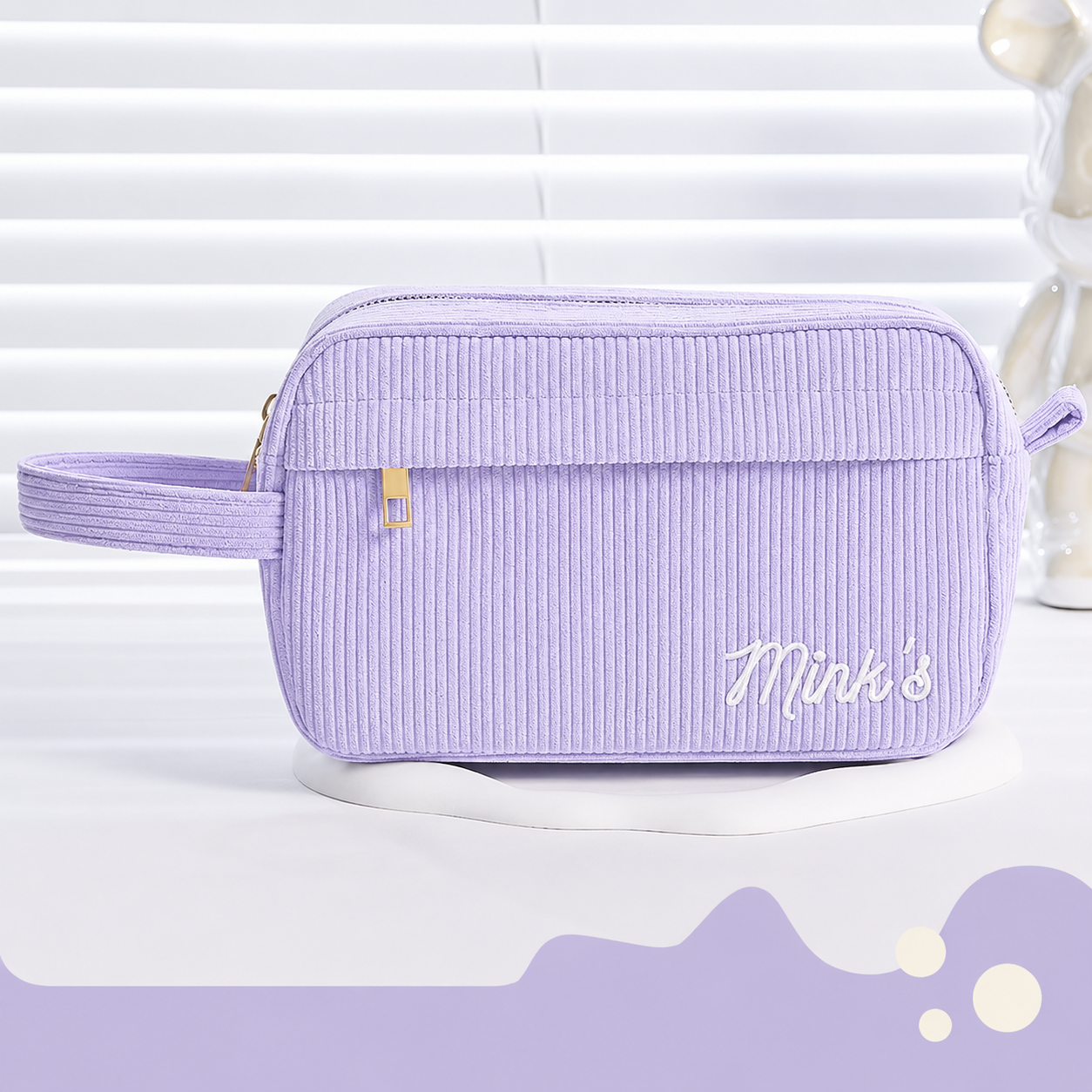 Mink’s Corduroy Essentials Pouch