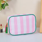 Mink’s Candy Stripe Cosmetic Case