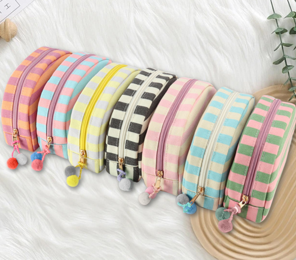 Mink’s Sweet Stripe Beauty Bag