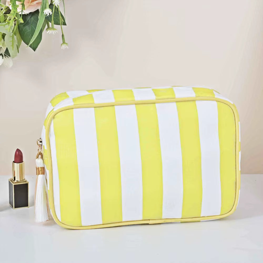Mink’s Candy Stripe Cosmetic Case