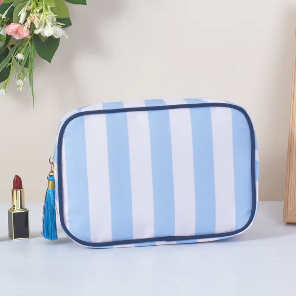Mink’s Candy Stripe Cosmetic Case