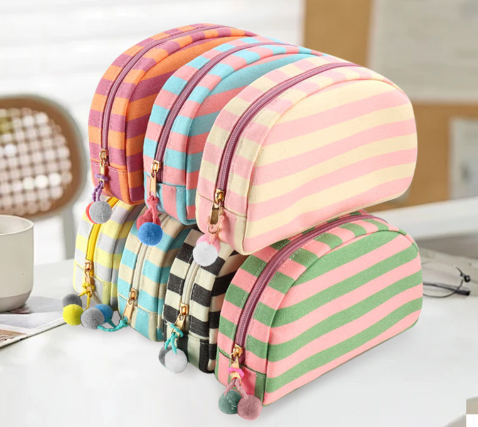 Mink’s Sweet Stripe Beauty Bag