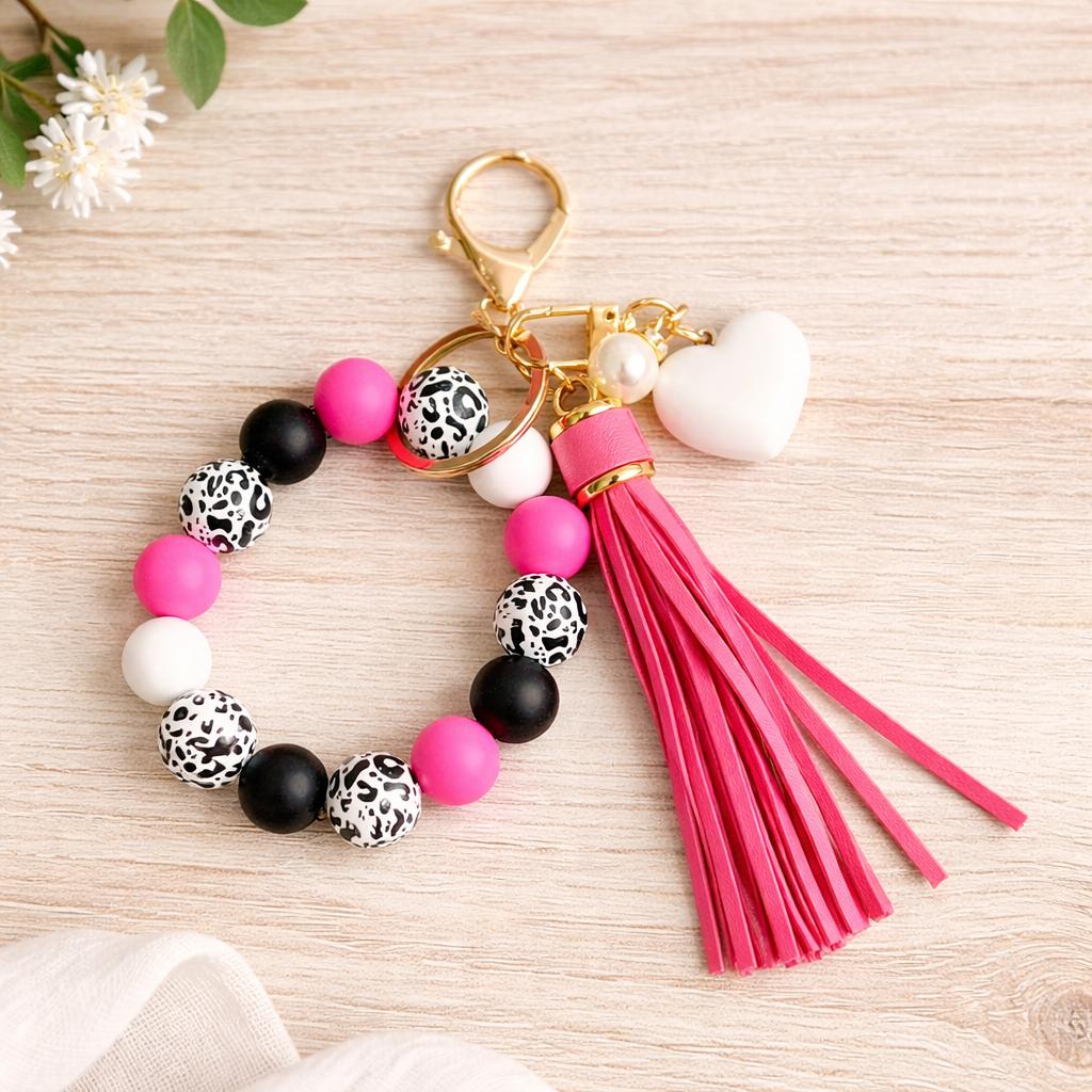 Elegant Dot Tassel Bag Tag