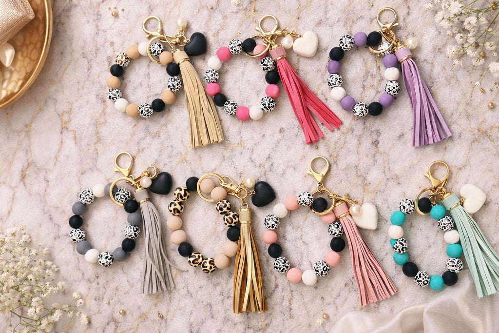 Elegant Dot Tassel Bag Tag