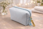 Mink’s - Pastel Stripe Cosmetic Pouch