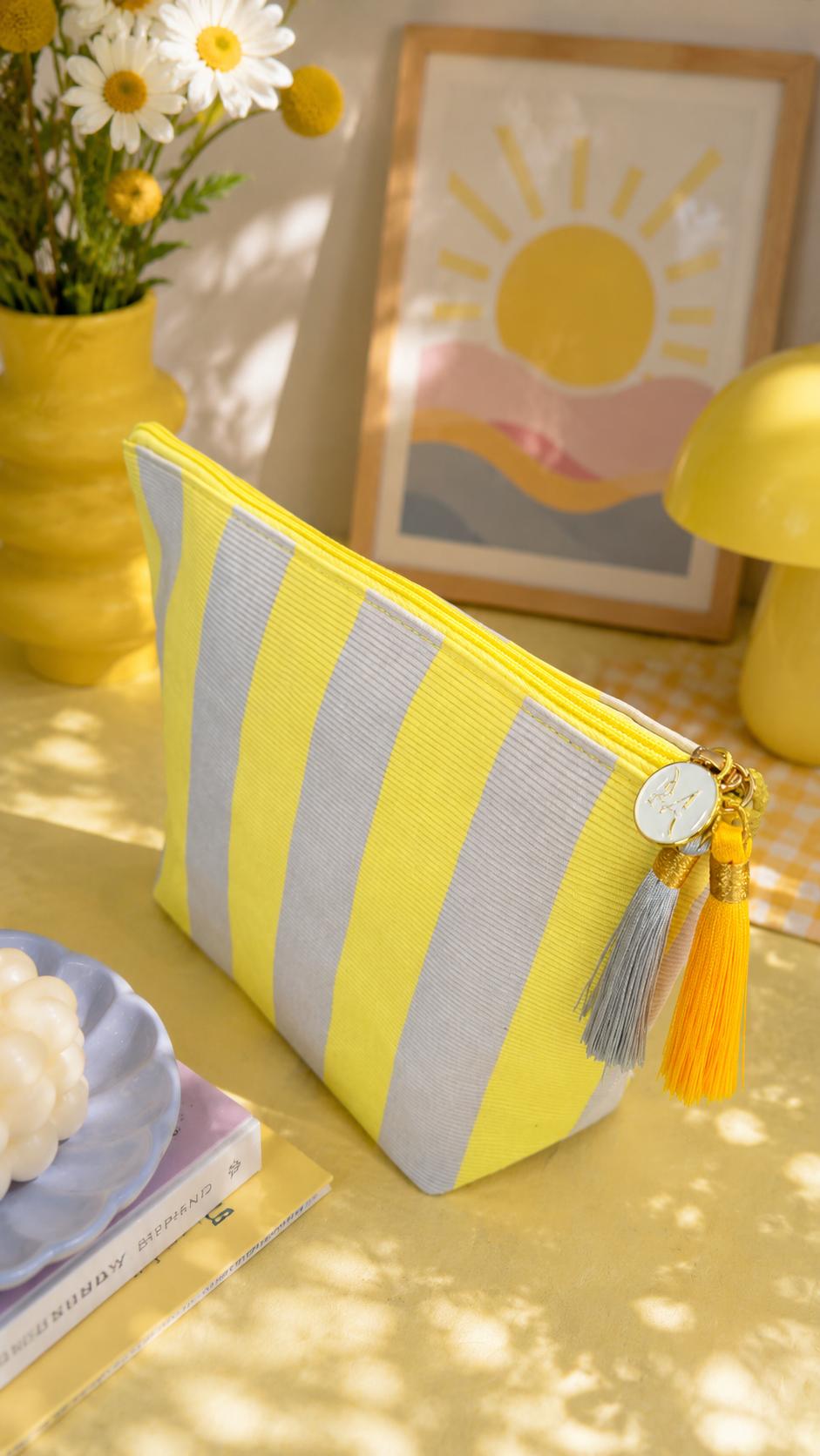 Mink’s Cabana Stripe Cosmetic Pouch