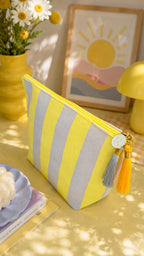 Mink’s Cabana Stripe Cosmetic Pouch