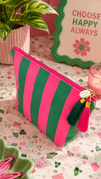 Mink’s Cabana Stripe Cosmetic Pouch